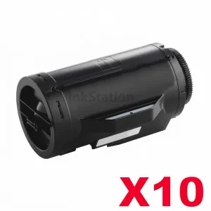 10 x Compatible Dell H815, H815dw, S2810, S2810dn, S2815, S2815dn Black Toner Cartridge - 6,000 pages