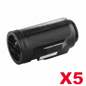 5 x Compatible Dell H815, H815dw, S2810, S2810dn, S2815, S2815dn Black Toner Cartridge - 6,000 pages