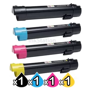 4 Pack Dell C5765 / C5765dn Compatible Toner Cartridges [1BK,1C,1M,1Y]