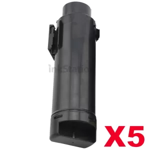 5 x Compatible Fuji Xerox DocuPrint CP315, CM315 Black Toner Cartridge (CT202610) - 6,000 pages