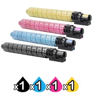 4 Pack Ricoh MP-C3002 MP-C3502 Compatible Toner Cartridges 841663-841666 [1BK,1C,1M,1Y]