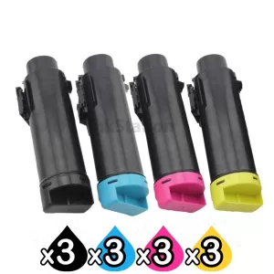 3 sets of 4 Pack Compatible Fuji Xerox DocuPrint CP315, CM315 Toner Cartridges (CT202610-CT202613)