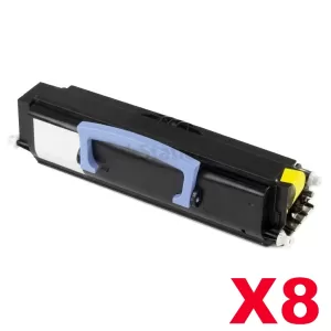 8 x Dell 1720 Black (High Yield) Compatible Laser Toner Cartridge - 6,000 pages