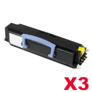 3 x Dell 1720 Black (High Yield) Compatible Laser Toner Cartridge - 6,000 pages