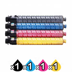 4 Pack Ricoh MP-C2003 MP-C2503 (841932-841935) Compatible Toner Combo [BK+C+M+Y]