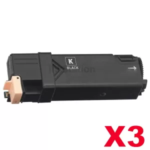 3 x Fuji Xerox DocuPrint C1190 Compatible Black Toner Cartridge - 3,000 pages (CT201260)