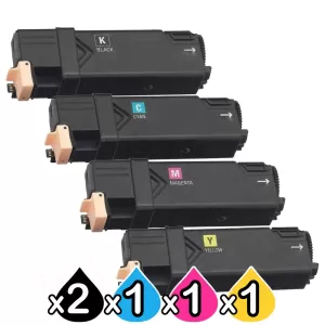 5-Pack Compatible Cartridge Combo for Fuji Xerox C1110 [2BK,1C,1M,1Y]