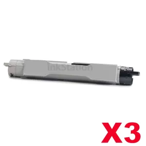 3 x Fuji Xerox DocuPrint C2535A Compatible Black Toner Cartridge - 9,000 pages (CT200655)