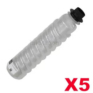 5 x Ricoh Type 1270D Compatible Black Toner Cartridge [885476] - 7,000 pages