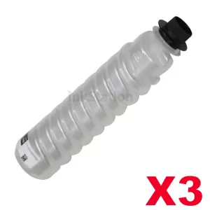 3 x Ricoh Type 1270D Compatible Black Toner Cartridge [885476] - 7,000 pages