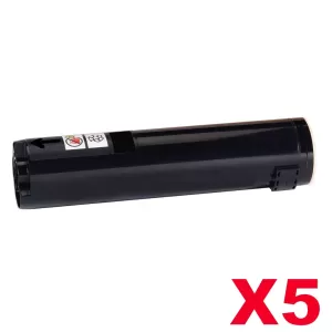 5 x Fuji Xerox DocuCentre C250 C360 C450 Compatible Black Toner Cartridge CT200539 - 26,000 pages