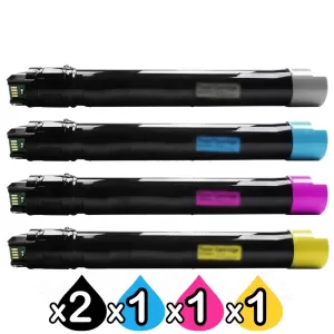 5 Pack Fuji Xerox DocuPrint CM415AP Compatible Toner Combo (CT202352-CT202355)
