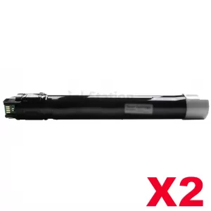 2 x Fuji Xerox DocuPrint CM415AP Compatible Black Toner Cartridge - 11,000 pages (CT202352)