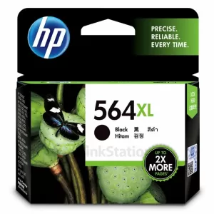 1 x HP 564XL Genuine Black High Yield Inkjet Cartridge CN684WA - 550 Pages
