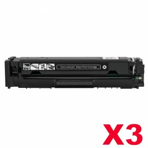3 x HP 215A W2310A Compatible Black Toner Cartridge - 1,050 pages