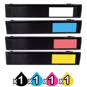 4-Pack Compatible Toshiba e-Studio 2500C, 3500C, 3510C Toner Cartridges Combo T-FC35 [BK+C+M+Y]