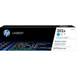HP CF501A (202A) Genuine Cyan Toner Cartridge - 1,300 Pages