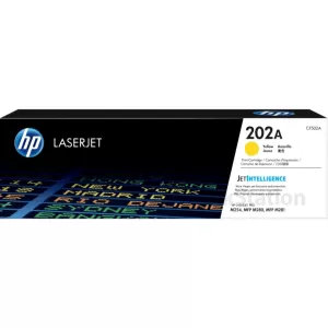 HP CF502A (202A) Genuine Yellow Toner Cartridge - 1,300 Pages