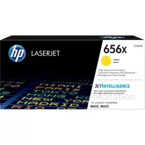 HP 656X (CF462X) Genuine Yellow Toner Cartridge - 22,000 pages