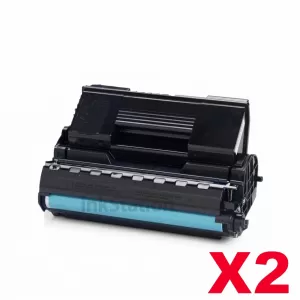 2 x Fuji Xerox Phaser 4510 Compatible High Yield Toner Cartridge - 19,000 pages (113R00712)