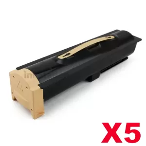 5 x Fuji Xerox Docucentre 156 / 186 Compatible Toner Cartridge - 9,000 pages (CT200401)
