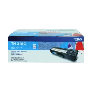 Genuine Brother TN-348C Cyan Toner Cartridge - 6,000 pages