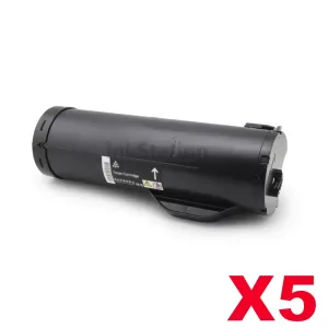 5 x Fuji Xerox DocuPrint P455d M455DF Compatible Toner Cartridge - 25,000 pages (CT201949)