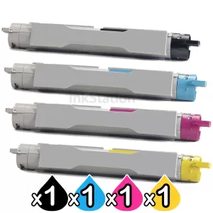 4-Pack Compatible Cartridge Combo for Fuji Xerox Phaser 6350 [1BK,1C,1M,1Y]