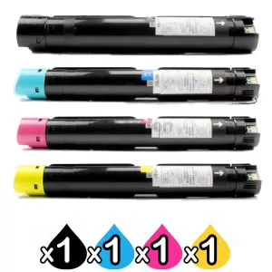 4 Pack Compatible Fuji Xerox DocuCentre IV C2260, C2263, C2265 Toner Cartridges (CT201434-CT201437)