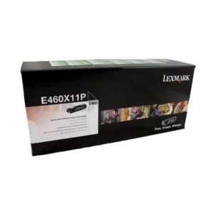 Lexmark E460X11P Genuine E460 Toner Cartridge - 15000 pages