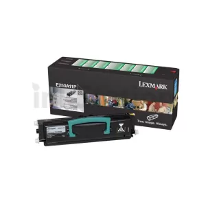 1 x Lexmark (E250A11P) Genuine E250 Toner Cartridge - 3,500 pages