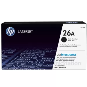 1 x HP CF226A (26A) Genuine Black Toner Cartridge - 3,100 Pages