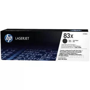 1 x HP CF283X (83X) Genuine Black Toner Cartridge - 2,200 Pages