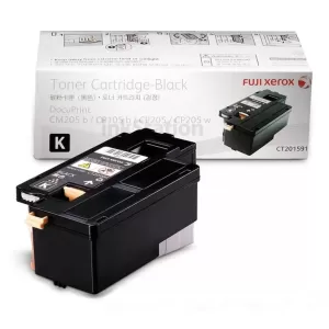 Genuine Fuji Xerox DocuPrint CP105 CP205 CM205 CM215 CP215 Black Toner Cartridge(CT201591) - 2,000 pages