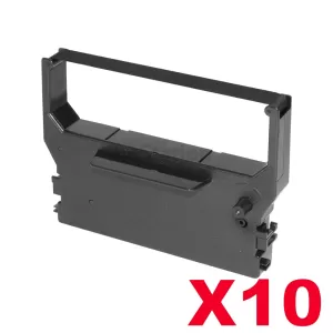 10 x Star RC300B Black Compatible Ribbon Cartridge - approx 6M