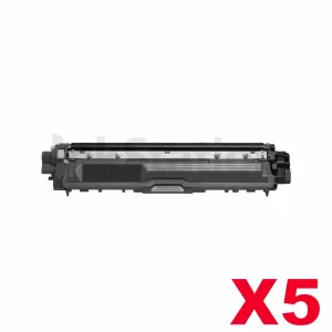 5 x Compatible Brother TN-251BK Black Toner Cartridge - 2,500 pages