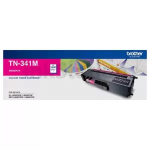 Genuine Brother TN-341M Magenta Toner Cartridge - 1,500 pages