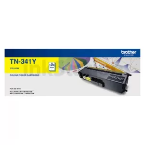 Genuine Brother TN-341Y Yellow Toner Cartridge - 1,500 pages
