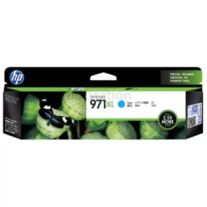 HP 971XL Genuine Cyan High Yield Inkjet Cartridge CN626AA - 6,600 Pages