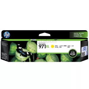 HP 971XL Genuine Yellow High Yield Inkjet Cartridge CN628AA - 6,600 Pages