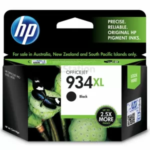 1 x HP 934XL Genuine Black High Yield Inkjet Cartridge C2P23AA - 1,000 Pages