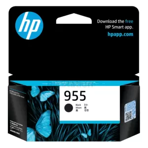 HP 955 Genuine Black Standard Inkjet Cartridge L0S60AA - 1,000 Pages