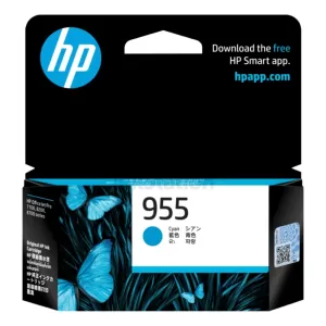 HP 955 Genuine Cyan Standard Inkjet Cartridge L0S51AA - 700 Pages