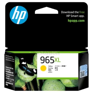 HP 965XL Genuine Yellow High Yield Inkjet Cartridge 3JA83AA - 1,600 Pages