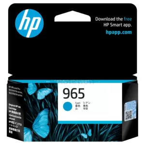 HP 965 Genuine Cyan Inkjet Cartridge 3JA77AA - 700 Pages