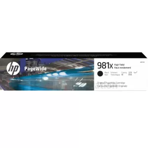 HP 981X Genuine Black High Yield Inkjet Cartridge L0R12A - 11,000 Pages