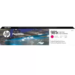 HP 981X Genuine Magenta High Yield Inkjet Cartridge L0R10A - 10,000 Pages