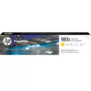 HP 981X Genuine Yellow High Yield Inkjet Cartridge L0R11A - 10,000 Pages