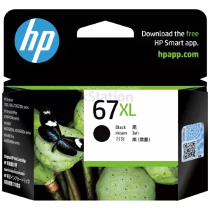 HP 67XL Genuine Black High Yield Inkjet Cartridge 3YM57AA - 240 Pages