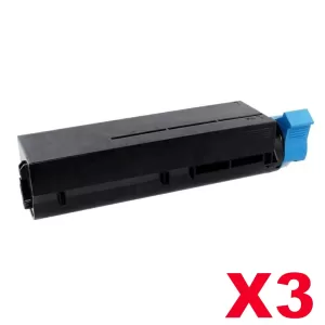3 x OKI B411/431/MB471/479 Compatible Black Toner Cart (44574703) - 4,000 pages